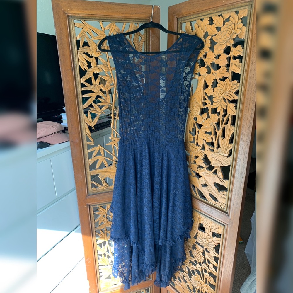 Free People Dress Size Small M ~ Lace/ See-Through